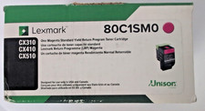 Lexmark 80C1SM0 Magenta Standard Yield Return Program Toner Cartridge picture