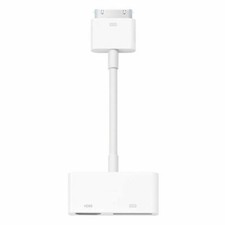 OEM Apple 30-Pin Digital AV Adapter White MD098AM/A HDMI-compatible iPhone 4/4s picture