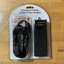 DC 12V 6A 4 CH Power Supply Adapter AC 100~240V, Din-Rail Mounting, UL Certified picture
