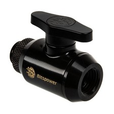 Bitspower International Stopcock 1x IG 1/4 Inch G1/4 AG BP-MVVFRGIG14-MBKBK picture