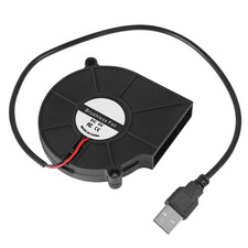 4Pcs 75mm USB Fan 75mm x 15mm Cooling Turbo Blower Fan 5V 7515 USB DC Brushle... picture