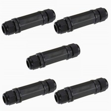 5 PCS M22Z Shielded RJ45 Cat6 Double Head Waterproof Connector Adapter picture