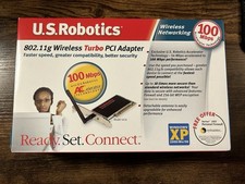 U.S. Robotics Wireless PCI Adapter USR5416 100 Mbps IEEE 802.11g PCI Card picture
