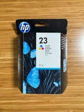 HP 23 Tri Color Ink Cartridge for OfficeJet DeskJet Printer Genuine New In Box picture