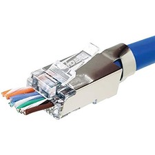 IDEAL CAT6A/6/5e Shielded Feed-Thru (85368) picture