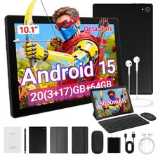 Tablet 10.1 inch 20GB ROM 64GB RAM WIFI 5G Android 15 Dual Camera Bluetooth NEW picture