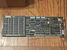 VINTAGE ADVANTAGE PREMIUM PAK AST IBM PC CARD VINTAGE FULLY SOCKETED IC'S RARE picture