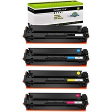 4PK 202A CF500A-CF04A Color Toner Set Fits For HP LaserJet Pro M254dw MFP M280nw picture