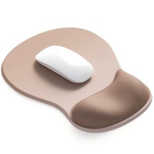 ErgoComfort Gel Wrist Rest Mouse Pad Ergonomic Office Support NonSlip Mocha picture