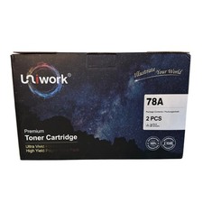 *ONE* Uniwork 78A Premium Black Toner Cartridge Ultra Vivid High Yield Page picture