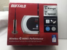 Buffalo Technology AirStation WHR-HP-G54 125 Mbps 4-Port 10/100 Wireless G. Seal picture
