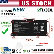 LK03XL Battery for HP Envy x360 11.55V 55.8Wh 916368-421 916814-855 HSTNN-LB7U picture