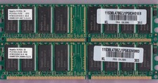 512MB 2x256MB PC-2100 HYNIX HYMD232646A8-H AA IBM FRU 33L3305 DDR-266 DDR1 KIT picture