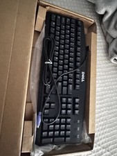 Dell PS/2 Wired Standard QWERTY English Computer Keyboard Black Plastic picture