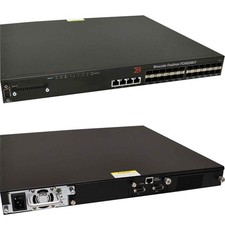 Brocade FastIron FCX624S-F 80-1002726-XX 24x SFP 4xRJ45 Switch 2x 16G CX4 1xPSU picture