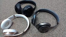 Lot of 3 Pairs of Beats Studio and Solo 3 Headphones with Various Issues picture