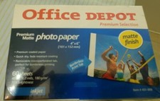 Office Depot Photo Paper Matte Finish 4