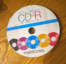 Memorex Cool Colors CD-R 5-Pack 52x 700MB/80min Recordable Spindle picture