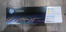 HP CF502X High Yield Yellow 202x Toner Cartridge Box Damage picture