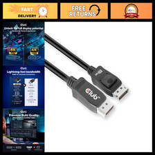 DisplayPort 1.4 Cable 8K 60Hz VESA Certified 2m (6.56ft) Male to Male DP Cable picture