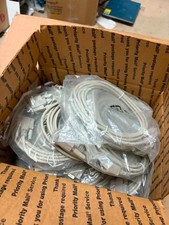 Lot of 20 DB9 RS232 Serial Cable Female to Female 9-Pin Gray Approx. 6ft New picture