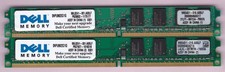 Dell 2GB Kit 2x1GB PC2-5300 DDR2-667 DIMM Desktop RAM Memory SNPU8622C/1G Elpida picture