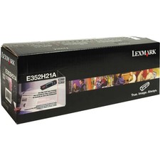 Original Lexmark E352H21A Black Toner. New Sealed Box, We Ship Fast picture