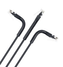 Intellinet 745215 10 Ft Cat-6 U/UTP Slim Patch Cable 10 Pack Black picture