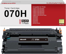 070H Black High Yield Toner Cartridge CRG-070H 070 H with Chip 1-Pack picture