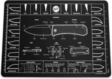 - Mat/Mouse Pad - Large Oversize for Desk with Pocket Knife Info - 14