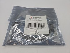 NEW SEALED MONOPRICE 28AWG SFP+ CABLE 2M PVC BLACK #12053  picture