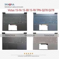 New For HP Victus 15-FA 15-EB 15-FB Palmrest Upper Case C Cover Bezel + Keyboard picture