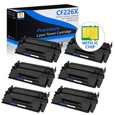 6PK Black High Yield CF226X 26X Toner For HP LaserJet Pro MFP M426 M426fdn picture