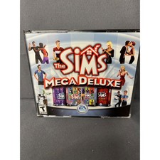 The Sims Mega Deluxe Pack 4-Disc PC Game Set Very Good Condition picture