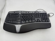 USED Microsoft Natural Ergonomic Keyboard 4000 v1.0 KU-0462 USB Wired W/pedestal picture