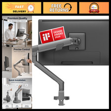 Heavy Duty Adjustable Monitor Arm Mount for Desks - Fits Up to 40
