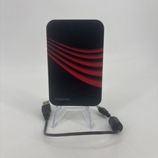 Toshiba HDDR250E03X 250GB External Hard Drive Mini USB Black & Red Portable picture