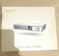 Qumi HD LED Portable Pico Projector HDMI Red w/ Remote, Adapter, Cables, Box picture