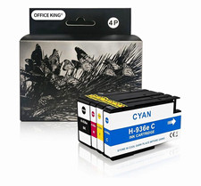 OFFICE KING H-936e Compatible Ink Cartridge Set 4-Pack BK/C/M/Y for HP 9110 picture