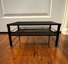 Black Metal Mesh Monitor Stand Riser picture