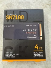 WD_BLACK SN7100 4TB NVMe SSD PCIe Gen4 M.2 2280 WDBELG0040BBK-WRSN NEW SEALED picture