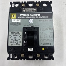 Square D FHP3601513M Series 2 Mag Guard 15 Amp Motor Circuit Protector 15A picture