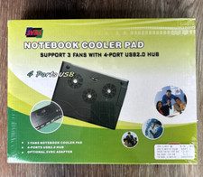 SYBA Notebook Cooler Supports 3 Fans With 4-Port USB 2.0 HUB picture