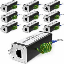 Ethernet Surge Protector Gigabit, 10 Pack 5KA Poe++ Lightning Arrestor picture