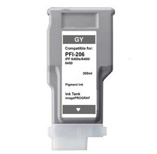 PFI206 Gray Ink Tank Cartridge For Canon IPF 6400s 6400 6450 PFI-206GY picture