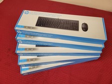 LOT OF 5 NEW SEALED HP 225 Wired Mouse and Keyboard Combo 286J4AA#A picture