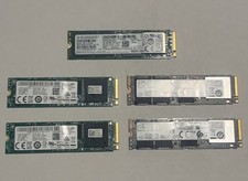 Mixed Lot 5x 256GB M.2 1x Samsung PM961 2x Intel 2x Liteon NVMe PCIe SSD Drives picture