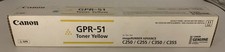 Genuine Canon 8519B003 (GPR-51) Yellow Toner Cartridge, OEM picture