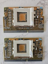 (2) Slot 1 to Socket 370 CPU Adapters Board Cards for Retro Gaming UNTESTED  picture