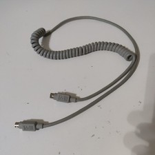 Vintage Apple Coiled Keyboard Cable 590-0361-B (4-pin) approximately 3 Foot picture